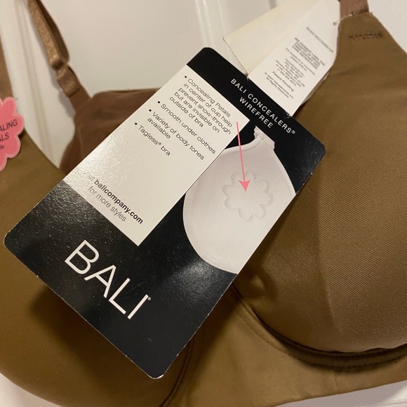 Bali Concealers Macy’s 34C WireFree Bronzed Bra NWT - Picture 9 of 9